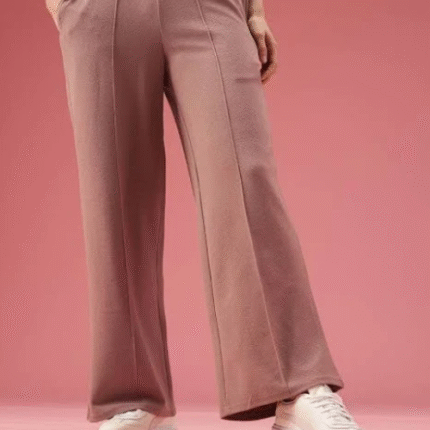 Women Flared High-Rise Trousers