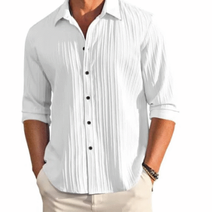 Men's Textured Casual Shirt